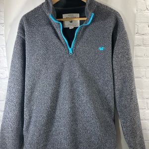 Southern Marsh Sherpa 1/4 pullover sweater with pockets new no tags size large